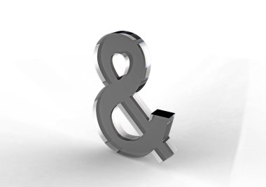 ve beyaz arka plan sembolü