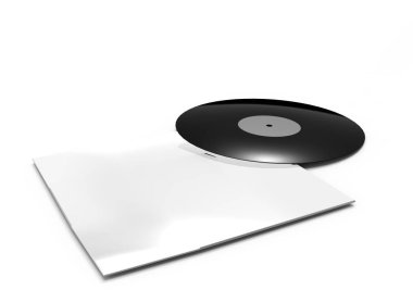 plak ve sürahi beyaz arka plan üzerinde