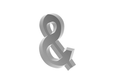 ve beyaz arka plan sembolü