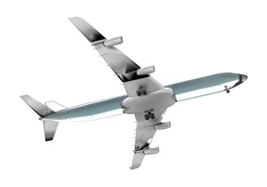 Gökyüzünde uçak - Yolcu uçağı / uçak