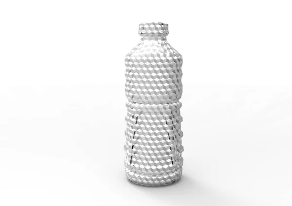 Fruchtsaftflasche Auf Weißem Hintergrund — Stockfoto