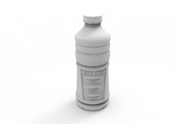 フルーツ ジュースの白い背景の上にボトル — ストック写真