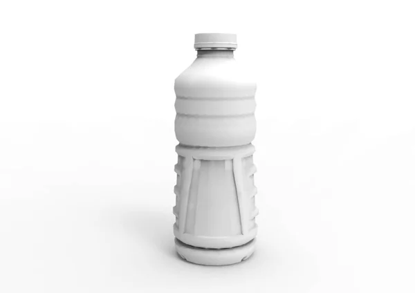 Пляшка Фруктового Соку Білому Фоні — стокове фото