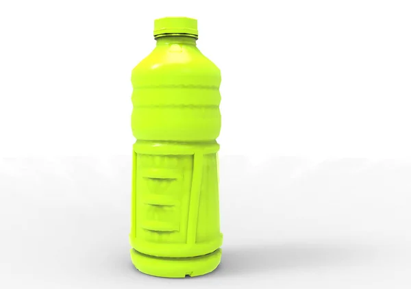 Fruchtsaftflasche Auf Weißem Hintergrund — Stockfoto