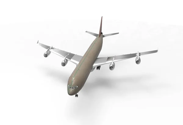 Samolot Niebie Pasażerski Samolot Samolot — Zdjęcie stockowe