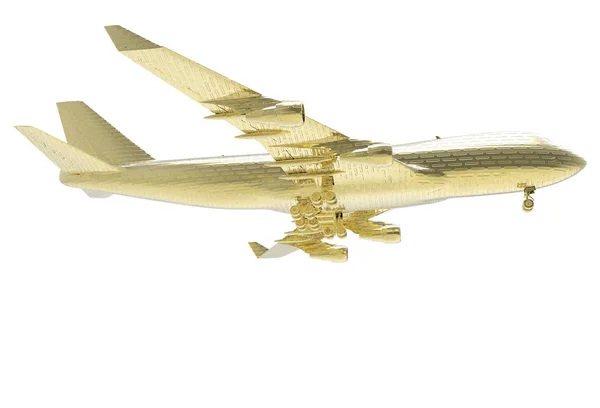 Gökyüzünde Uçak Yolcu Uçağı Uçak — Stok fotoğraf
