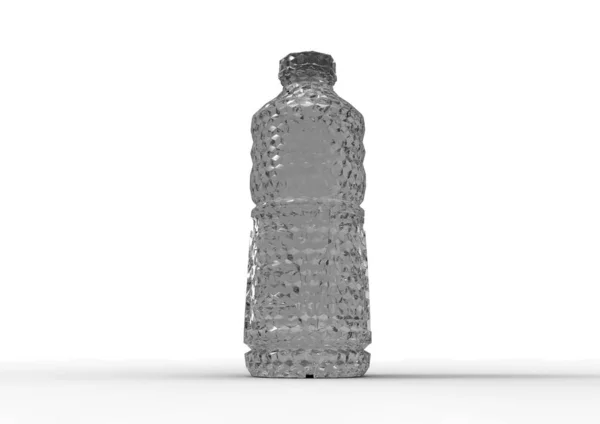 Пляшка Фруктового Соку Білому Фоні — стокове фото
