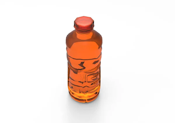 Fruit Juice Bottle White Background — Stock Photo, Image