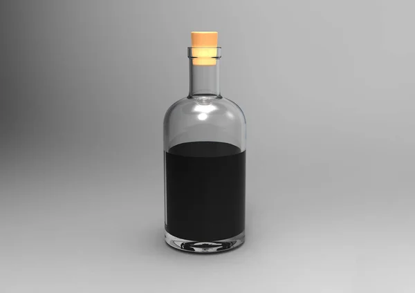Primer Plano Botella Bebida — Foto de Stock