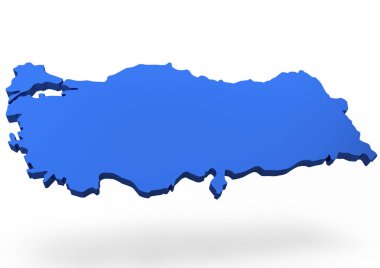 Türkiye'nin 3D harita