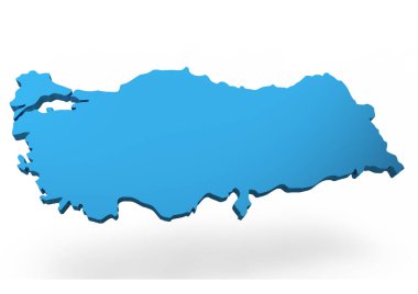 Türkiye'nin 3D harita