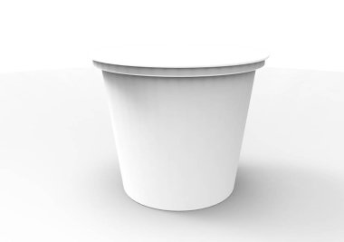 renk plastik yoğurt kabı