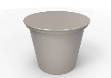 renk plastik yoğurt kabı