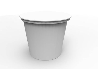 renk plastik yoğurt kabı