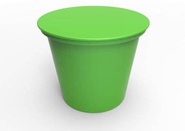 renk plastik yoğurt kabı