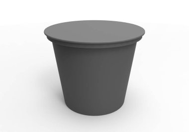 renk plastik yoğurt kabı