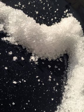 şekilleri'nden kar siyah arka plan üzerine