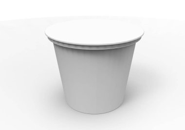 renk plastik yoğurt kabı