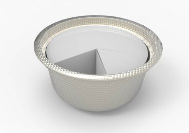 renk plastik yoğurt kabı