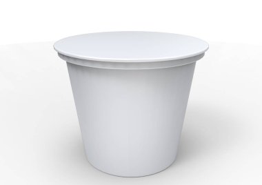 renk plastik yoğurt kabı