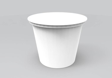 renk plastik yoğurt kabı