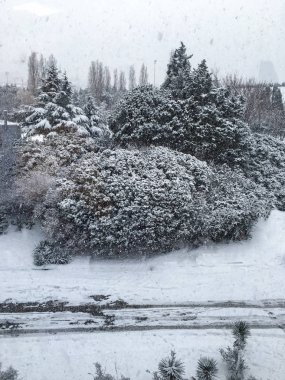 arka plan açık havada kar izole