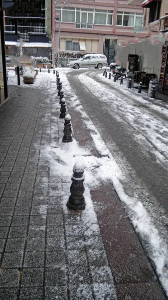 Aire Libre Nieve Aislar Fondo —  Fotos de Stock