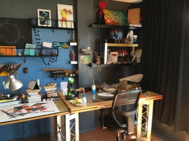 office çalışma ortamı görünümünü 