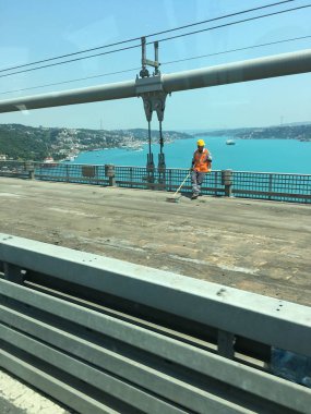 Köprü inşaat iş ayrı tut moduyla arka plan