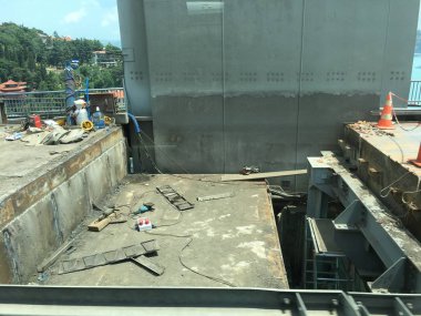 Köprü inşaat iş ayrı tut moduyla arka plan