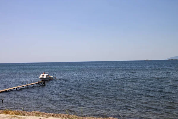 Utsikt Över Stranden Isolera Bakgrund — Stockfoto