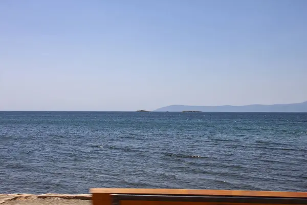 Vista Della Spiaggia Isolare Sfondo — Foto Stock