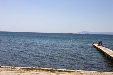 Plaj ayrı tut moduyla arka plan görünümünü