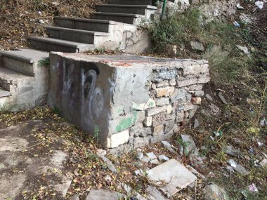 arka plan olarak rock yüzey dokusu