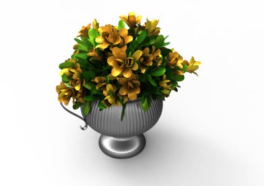 yeşil yapraklı ağaç izole arka plan