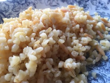 bulgur pilavı ayrı tut moduyla arka plan