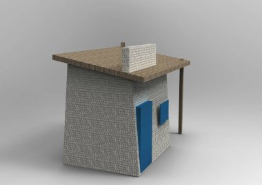 ev maket 3d ayrı tut moduyla arka plan