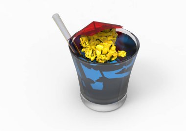 bardak 3d ayrı tut moduyla arka plan