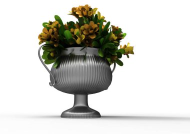 yeşil yapraklı ağaç izole arka plan