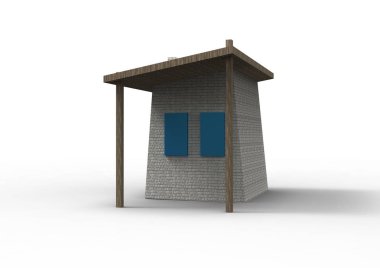 ev maket 3d ayrı tut moduyla arka plan