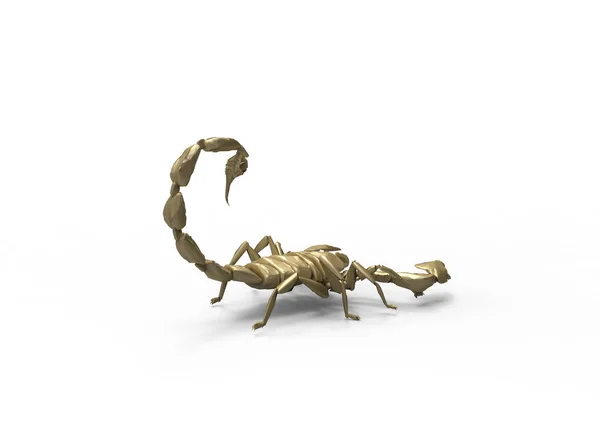 Scorpion Izolovat Pozadí — Stock fotografie