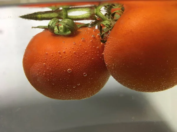 トマト分離背景のクローズ アップ — ストック写真