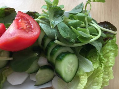 Kahvaltı tabağı ayrı tut moduyla arka plan