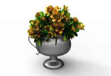 yeşil yapraklı ağaç izole arka plan