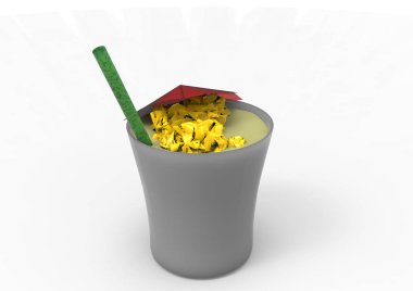 bardak 3d ayrı tut moduyla arka plan