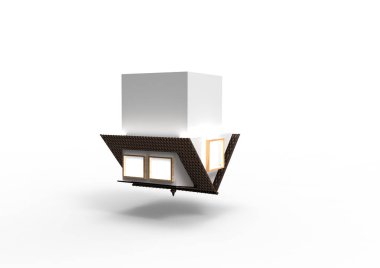 ev maket 3d ayrı tut moduyla arka plan