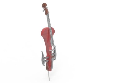 Çello 3d ayrı tut moduyla arka plan