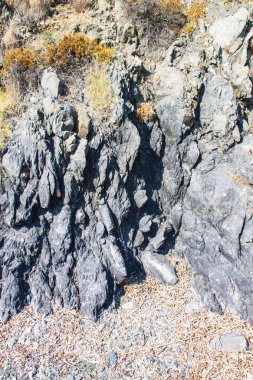 arka plan olarak rock yüzey dokusu