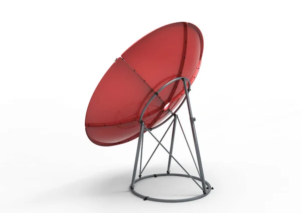 Antenne Parabolique Isoler Fond — Photo
