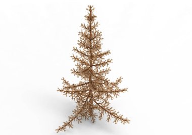 yeşil yapraklı ağaç izole arka plan